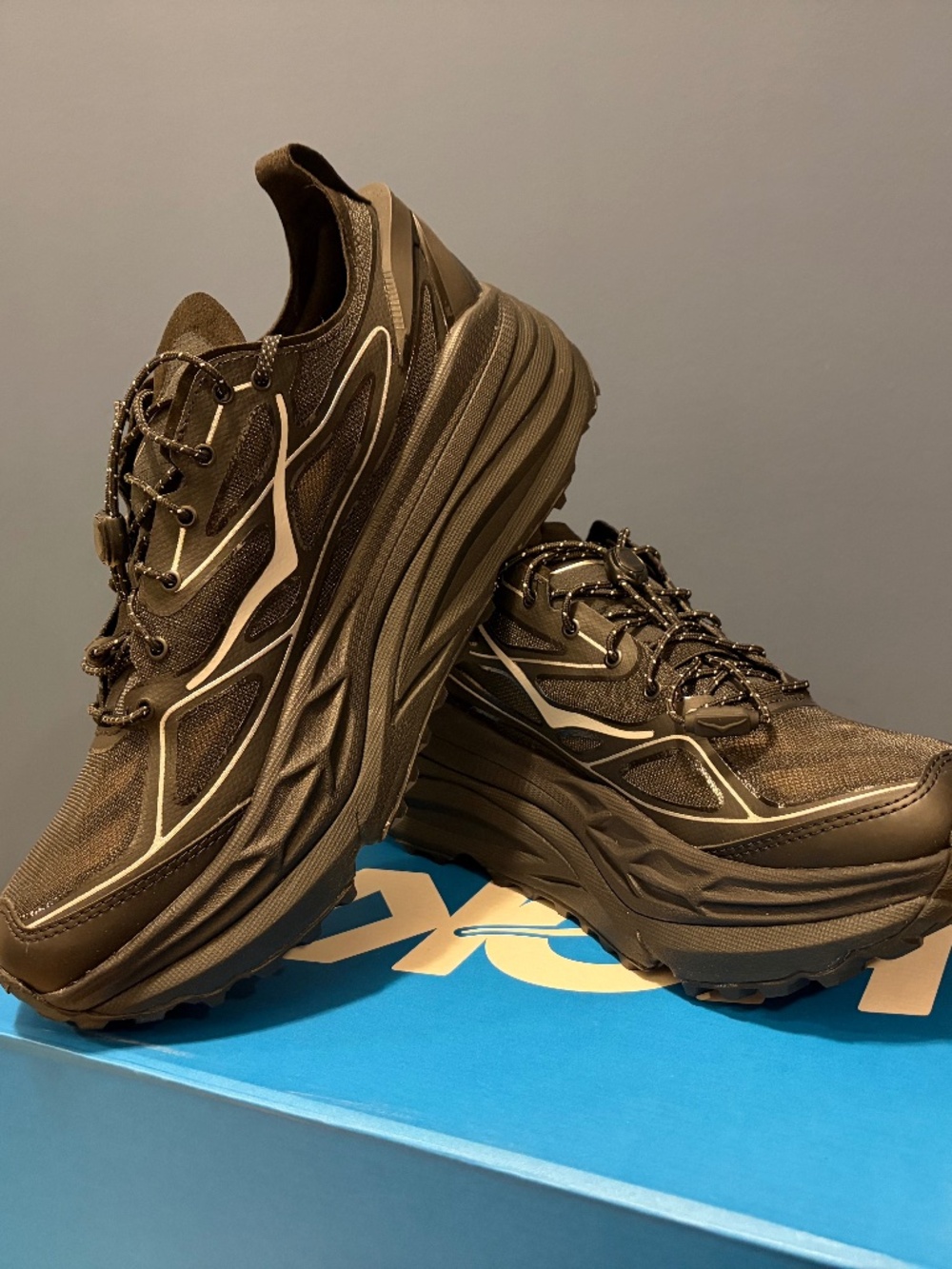 Hoka One One Unisex Stinson One7 Black Silver 1168931-BKSV